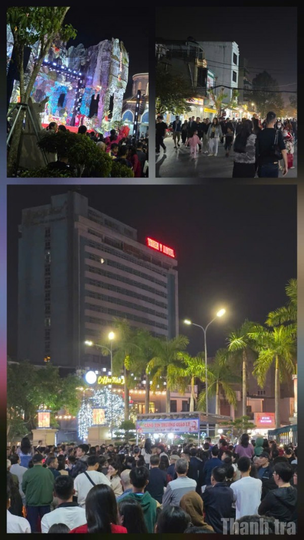 Đêm Noel an lành lan tỏa giữa lòng Thanh Hóa